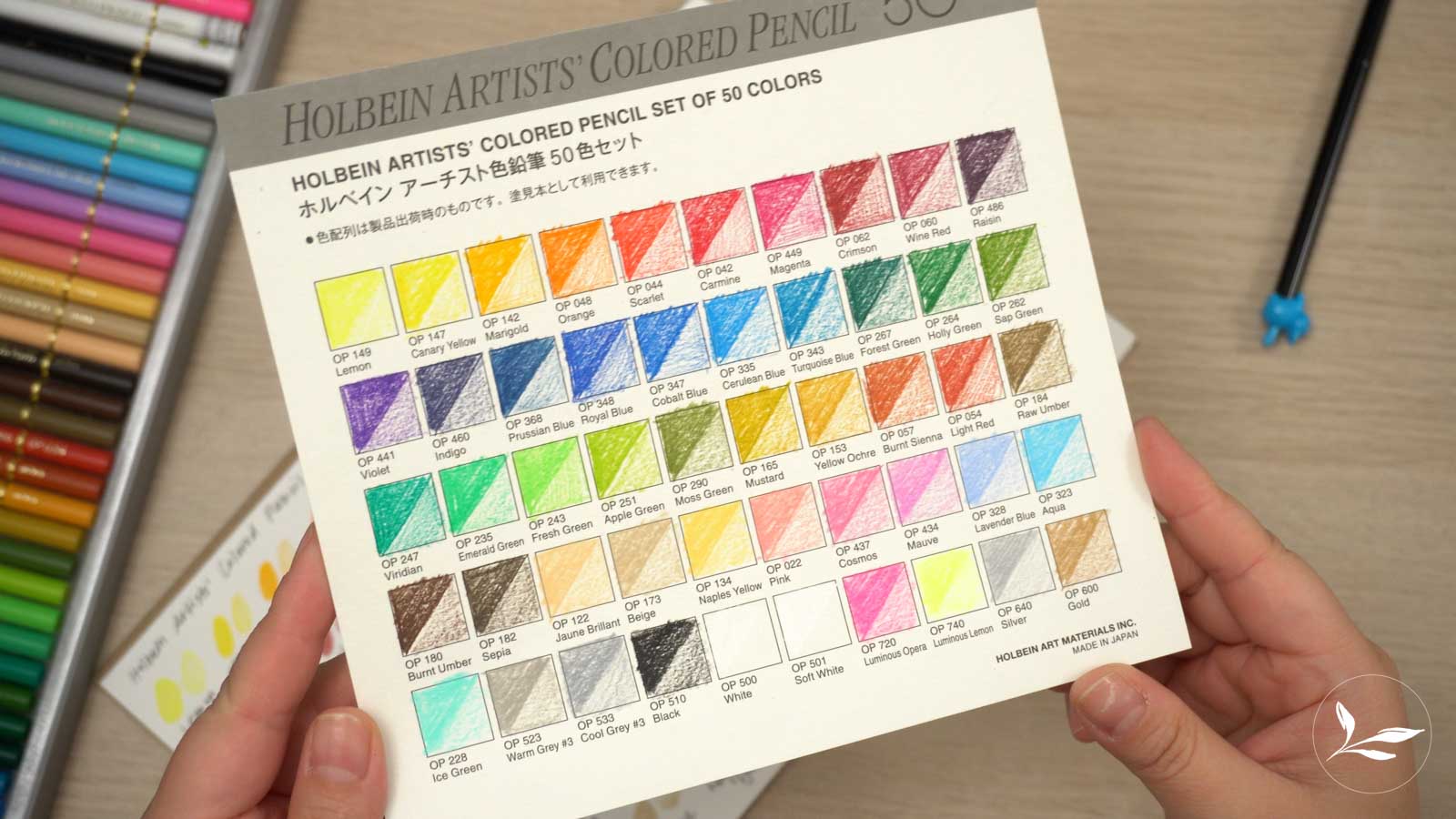 Exploring Holbein Colored Pencils: First Impressions, Swatches 